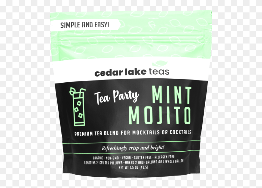 523x545 Tea Party Mint Mojito Mocktail And Cocktail Tea Paper, Cosmetics, Bottle, Text HD PNG Download