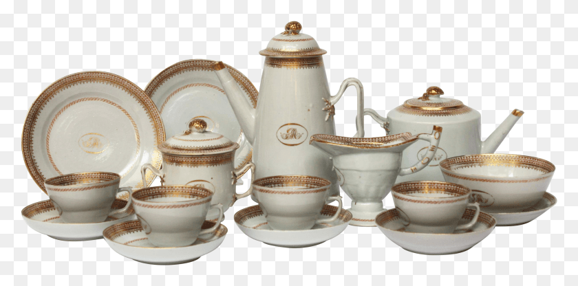 2461x1126 Tea Set, Pottery, Saucer, Porcelain HD PNG Download