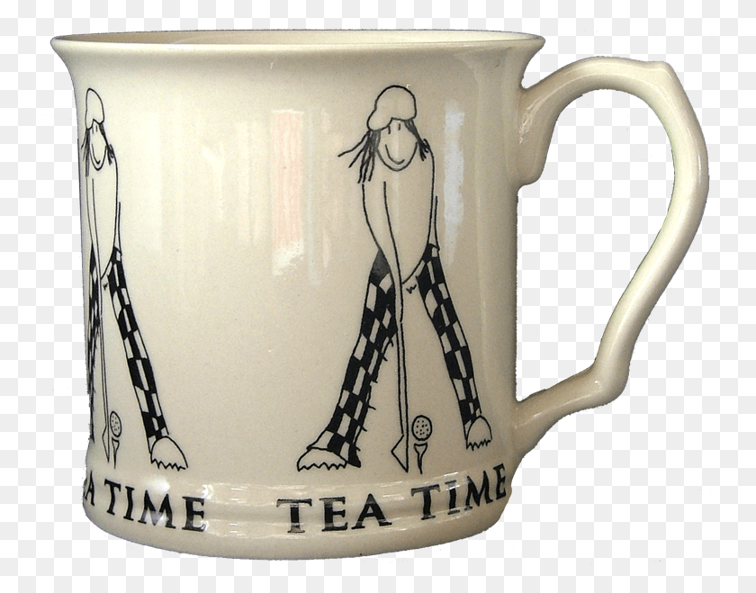 749x599 Tea Time Golfer 5409997fcbbe3 Coffee Cup, Jug, Cup, Stein HD PNG Download