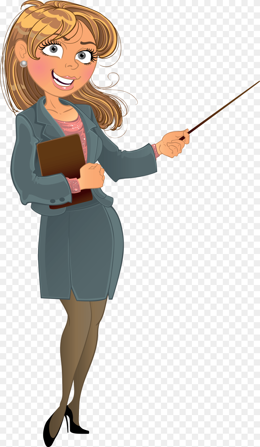 3761x6461 Teacher, Adult, Person, Woman, Female Sticker PNG