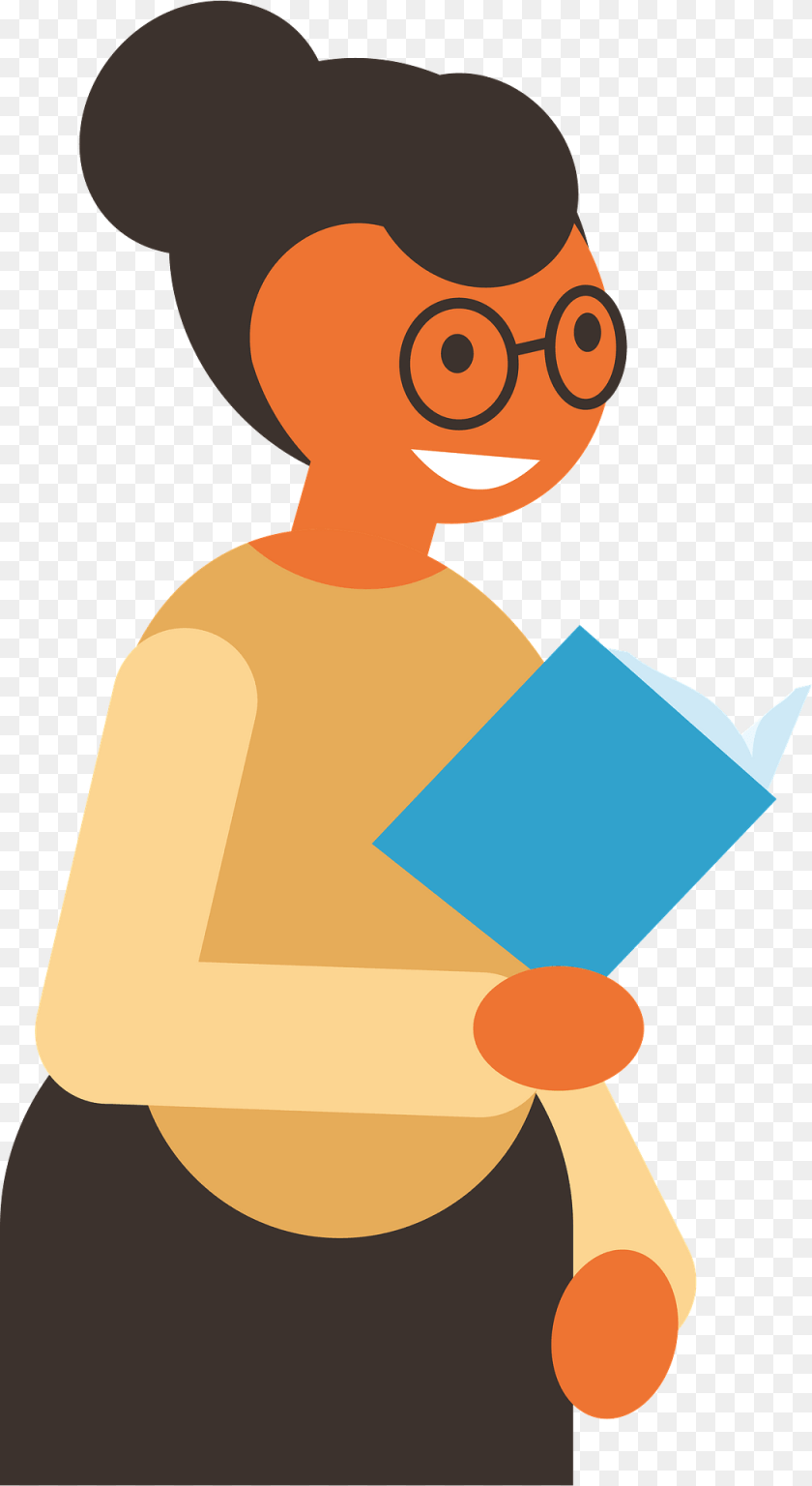 Teacher Is Reading Clipart, Person, Photography, Face, Head Transparent PNG