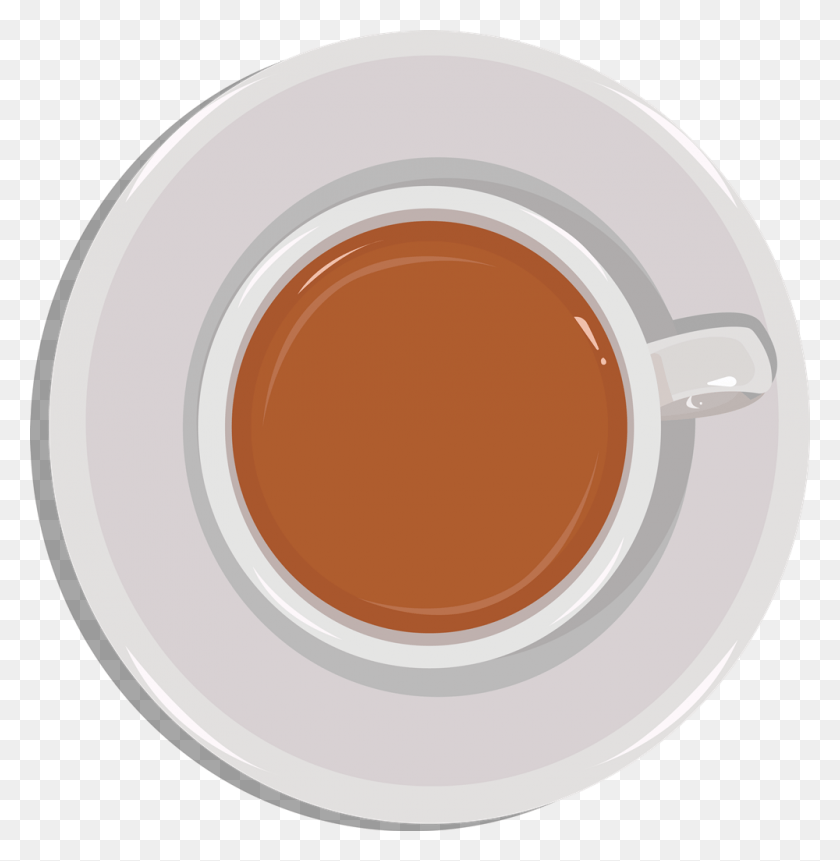 1000x1027 Teacup Clipart Cup Saucer Circle, Coffee Cup, Beverage, Drink HD PNG Download