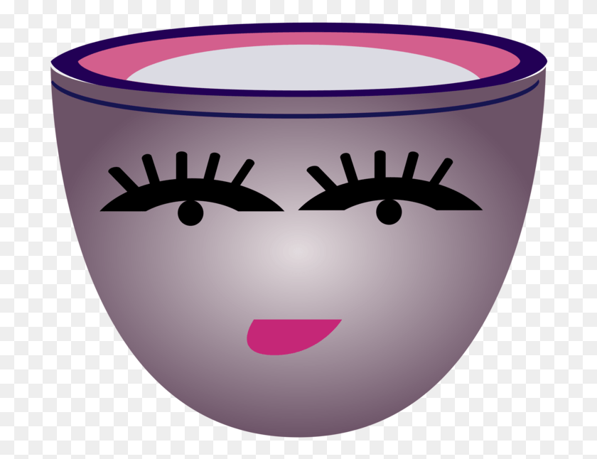 702x586 Teacup Line Art Computer Icons Drawing Smiley, Bowl, Purple, Text HD PNG Download
