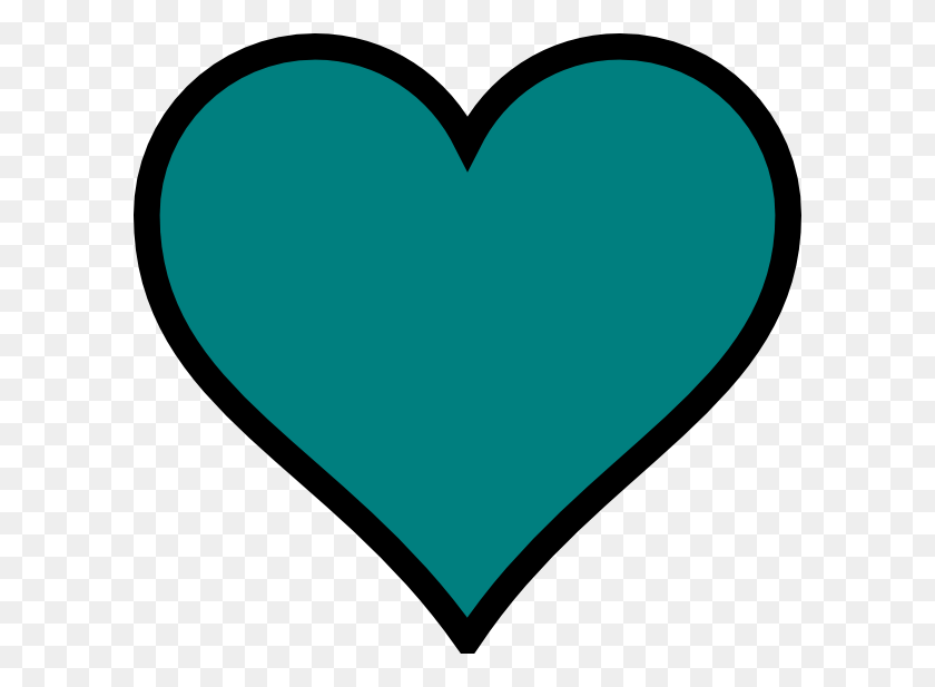 600x557 Голубое Сердце Черный Декор Картинки На Clker Любовь Сердце Клипарт Hd Png Скачать