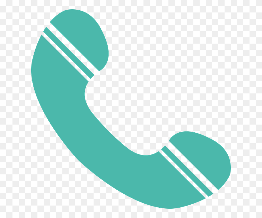 640x640 Teal Phone Symbol, Label, Text, Hand HD PNG Download