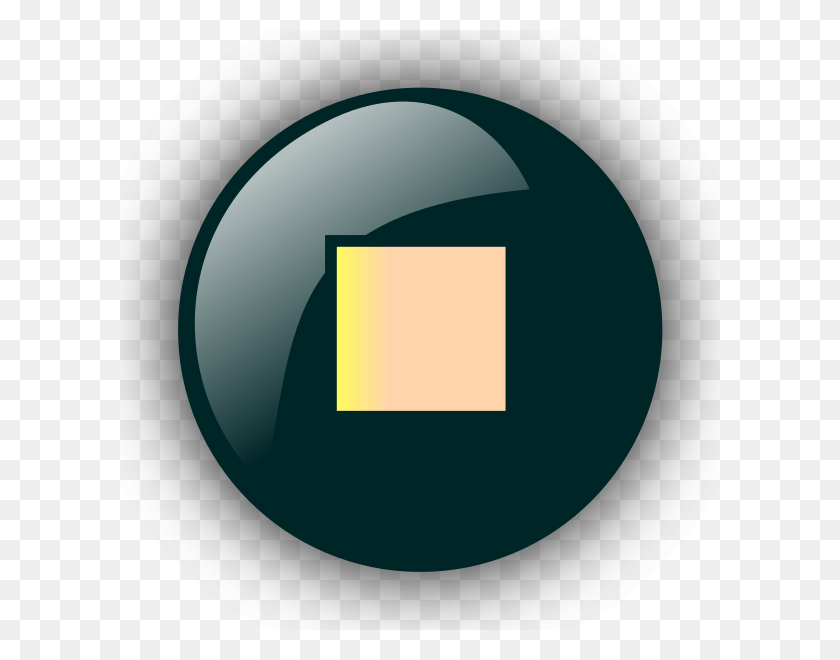 600x600 Teal Stop Button Clip Art Say No To Couple, Moon, Outer Space, Night HD PNG Download