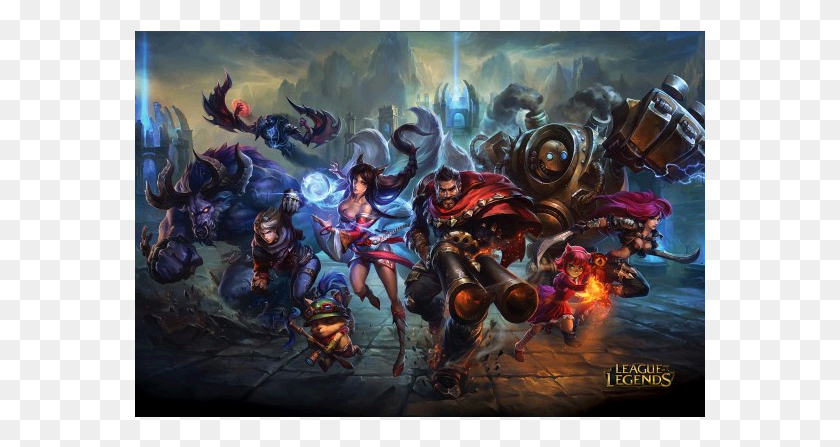571x387 Team Ahrigraves League Of Legends, Person HD PNG Download