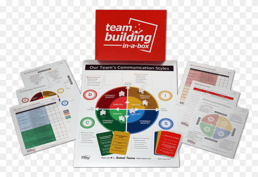 800x530 Team Building In A Box, Text, Poster, Advertisement HD PNG Download