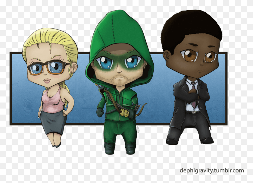 993x697 Team By Dephigravity Green Arrow Chibi, Sunglasses, Accessories, Accessory HD PNG Download