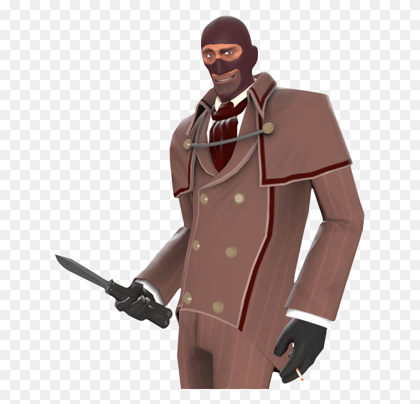619x748 Team Fortress 2 Spy, Clothing, Apparel, Coat HD PNG Download