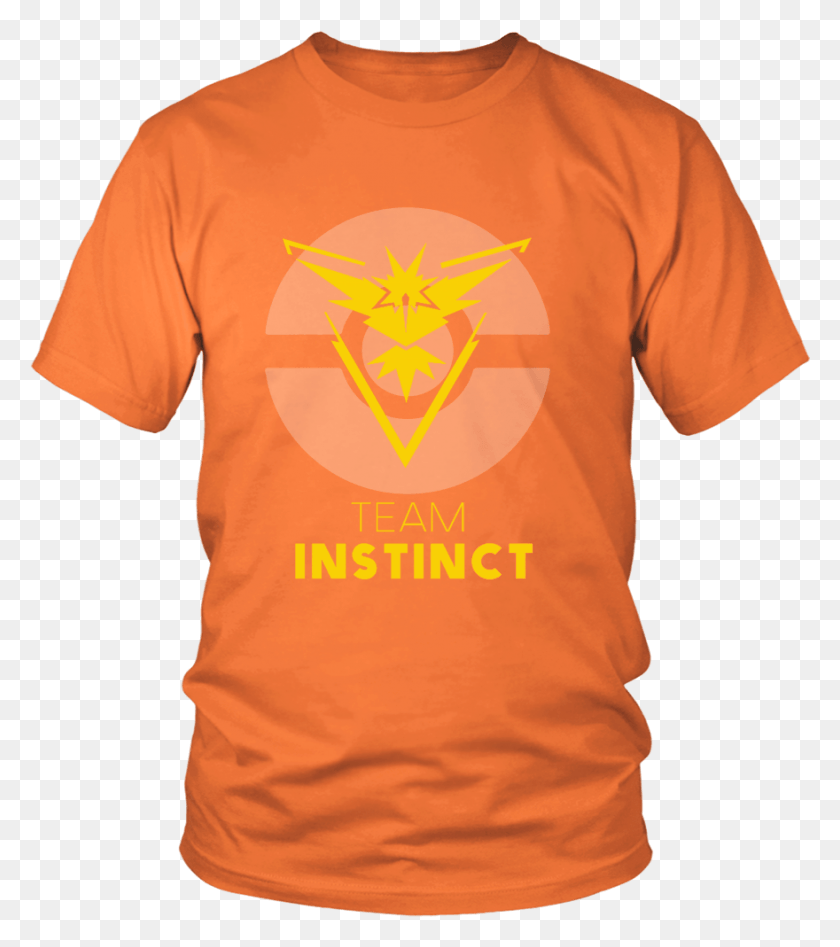 880x1001 Team Instinct Pokemon Go Official License St Patrick Day Dutch, Clothing, Apparel, T-shirt HD PNG Download