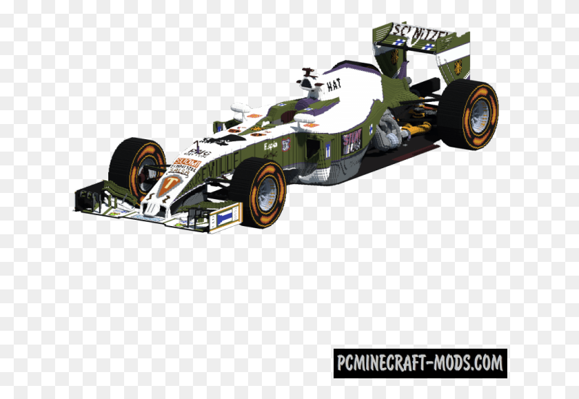 633x519 Team Kaapo F1 Car Map For Minecraft Scale Model, Vehicle, Transportation, Automobile HD PNG Download
