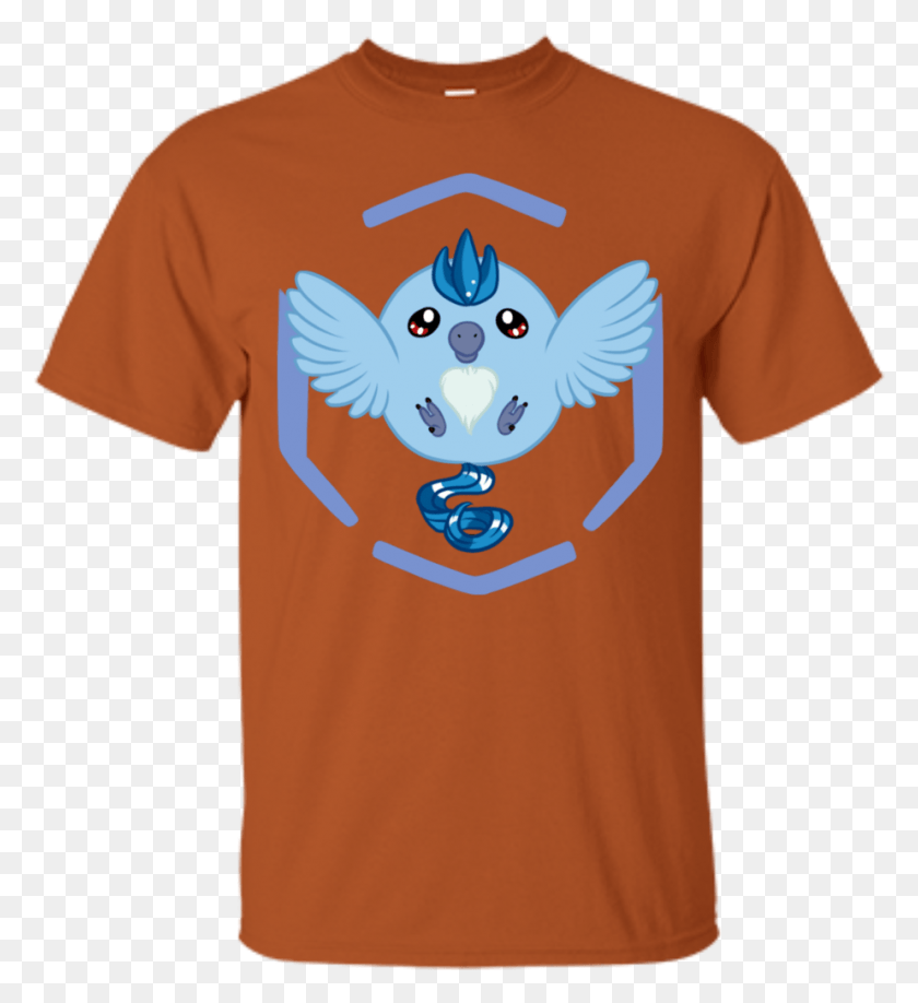 924x1017 Team Mystic Chibi Articuno Pokeauto Legends Are Born In 14 October, Clothing, Apparel, T-shirt HD PNG Download