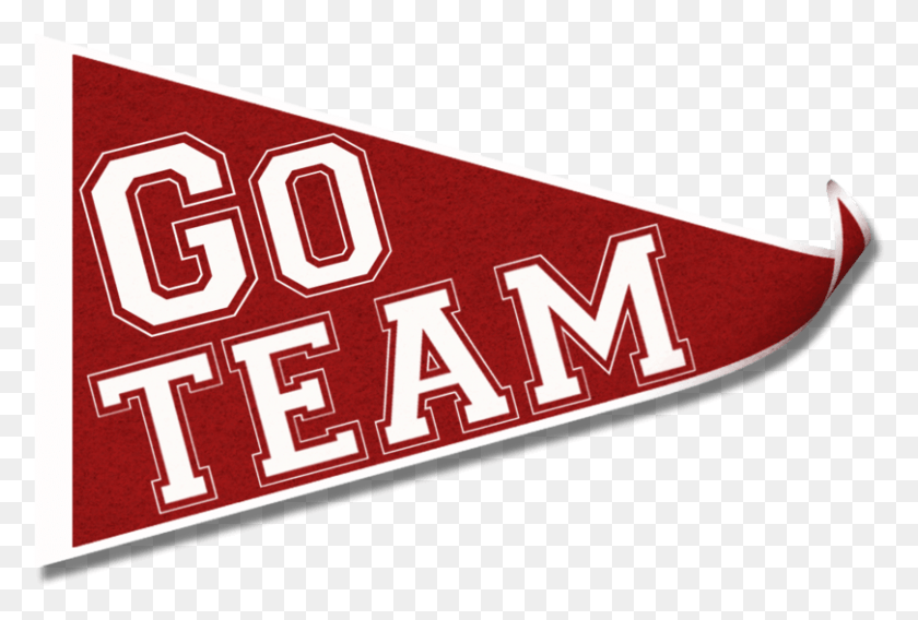 810x528 Team Pennant Clipart Sign, Text, Symbol, Label HD PNG Download