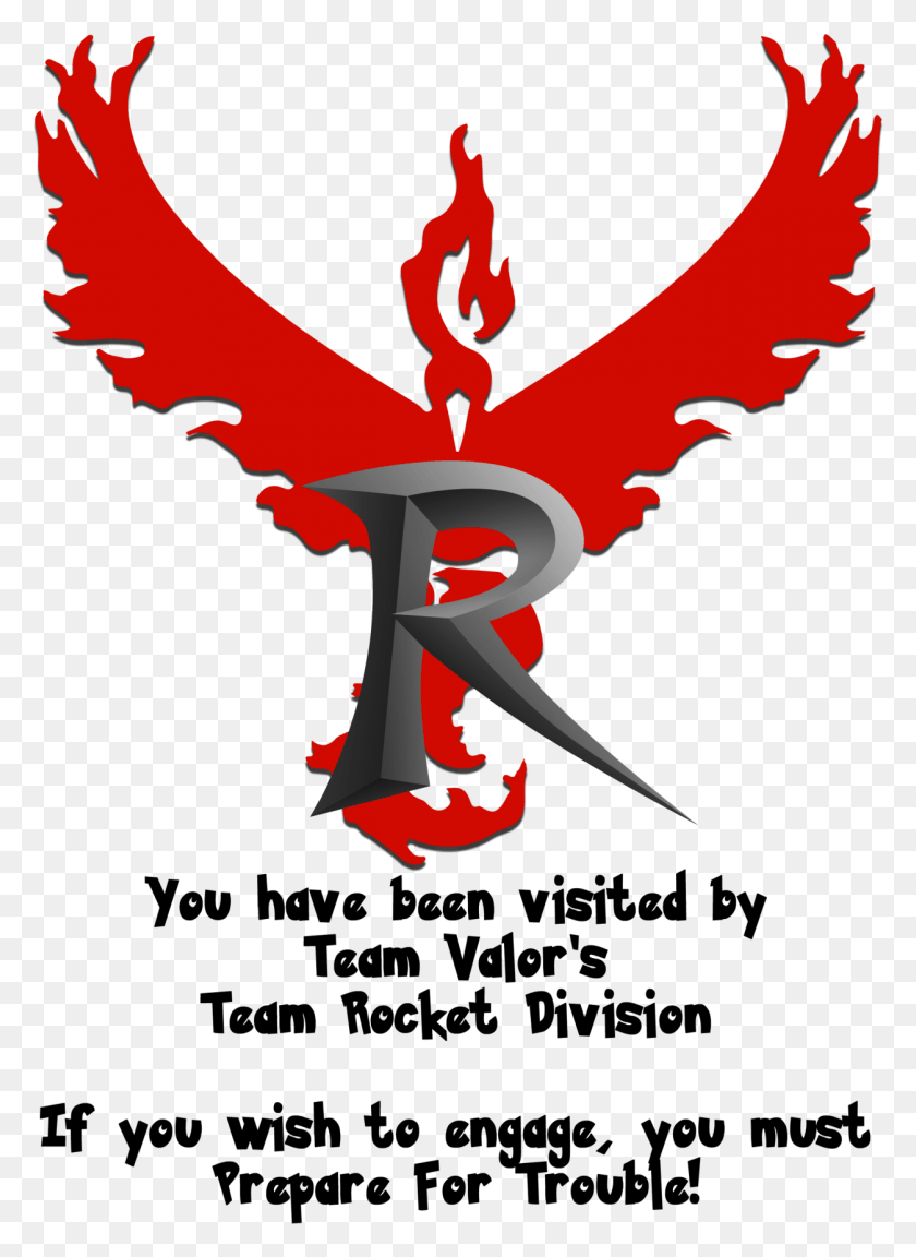 1253x1755 Team Rocket Division Pokemon Go Red Team, Dragon, Poster, Advertisement HD PNG Download