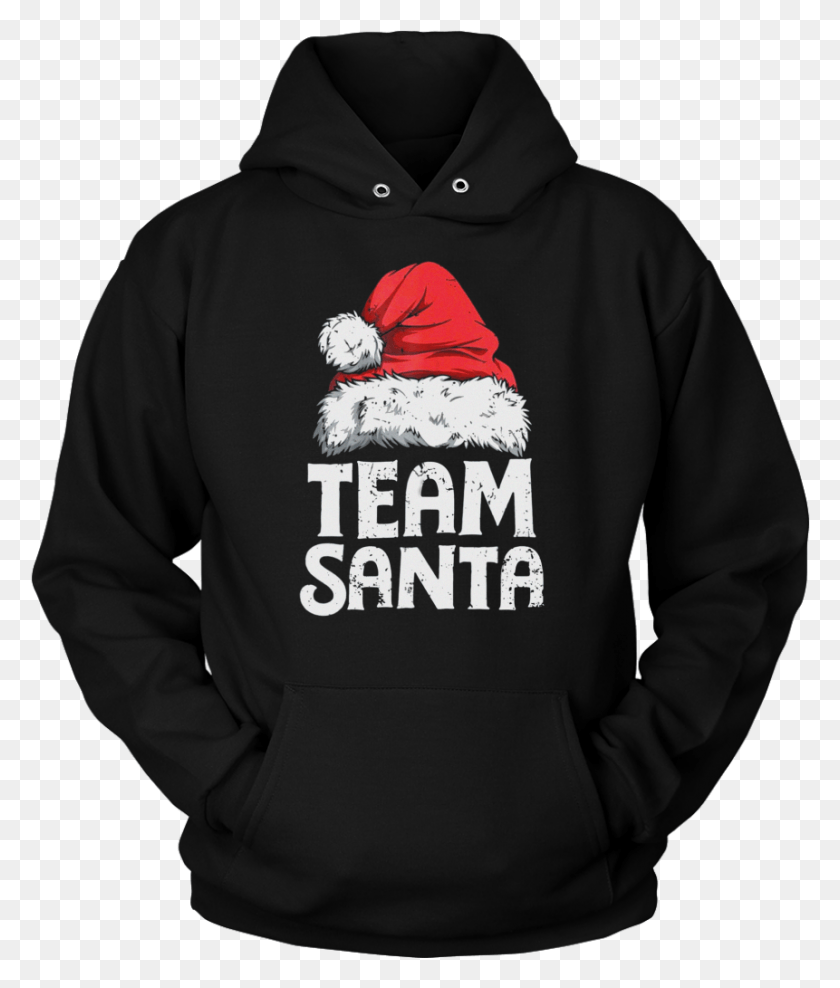 861x1025 Team Santa T Shirt Christmas Family Tshirt Borndogs Senior Class 19 Shirts, Clothing, Apparel, Sweatshirt HD PNG Download
