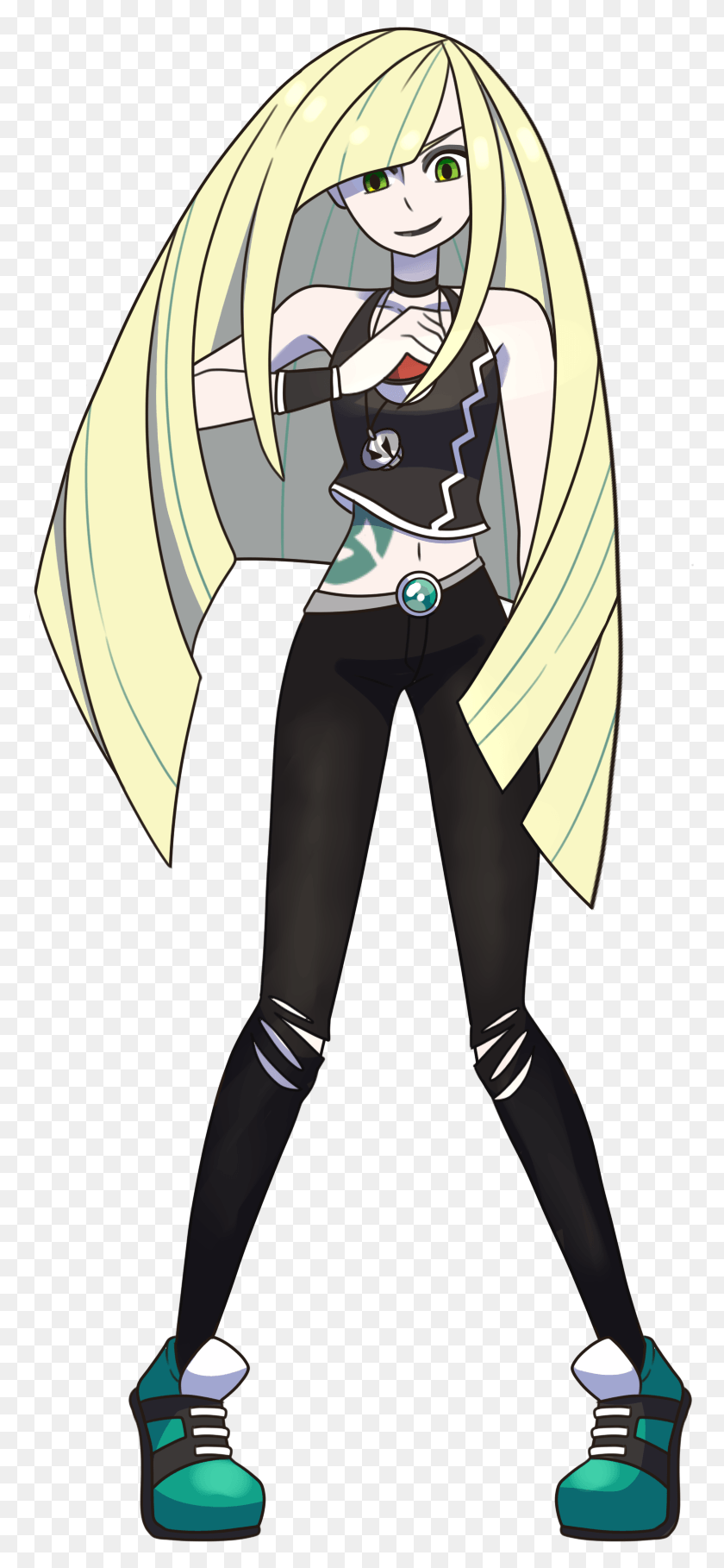 773x1758 Team Skull Version Of Lusamine From Pokemon Sun And Pokemon Ultra Sun And Moon Evil Team, Manga, Comics, Book HD PNG Download