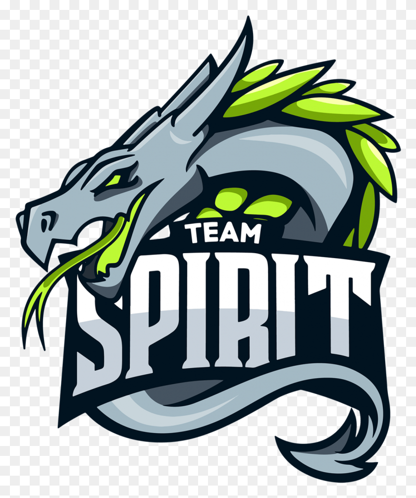 1096x1328 Team Spirit Team Spirit Dota 2 Logo, Dragon, Symbol, Trademark HD PNG Download