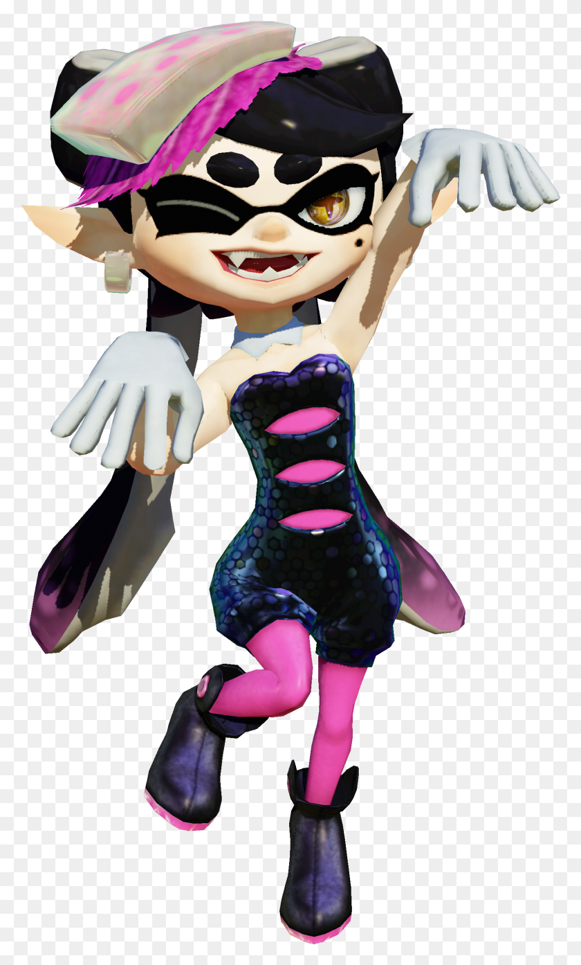 1409x2410 Team Squid Sisters Callie Splatoon, Doll, Toy, Clothing HD PNG Download
