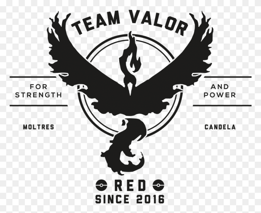 950x762 Team Valor Pokemon Go Red Team, Poster, Advertisement, Emblem HD PNG Download