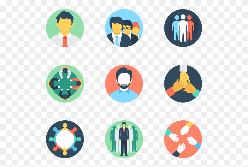 529x505 Teamwork And Organization Psychologist Flat Icon, Person, Human, Symbol HD PNG Download