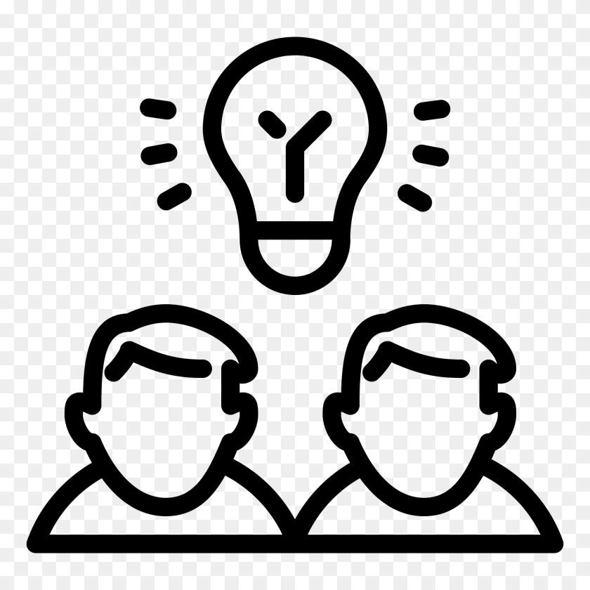 Teamwork Icon, Gray Clipart PNG