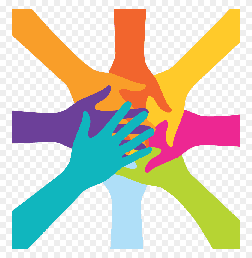 760x800 Teamwork Join Hands Vector, Hand, Holding Hands, Washing HD PNG Download