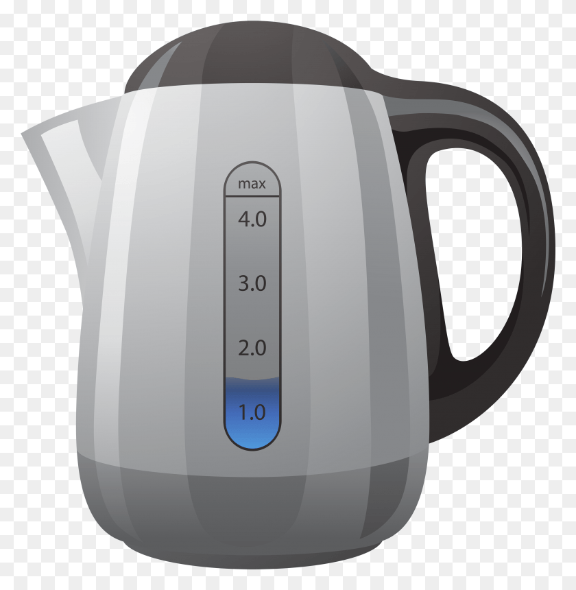 3821x3919 Teapot Clipart Animated Kettle Clipart, Pot, Tape HD PNG Download