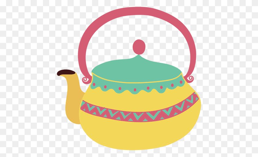512x512 Teapot Tea Pot Pastel Tones, Cookware, Pottery, Birthday Cake, Cake Clipart PNG