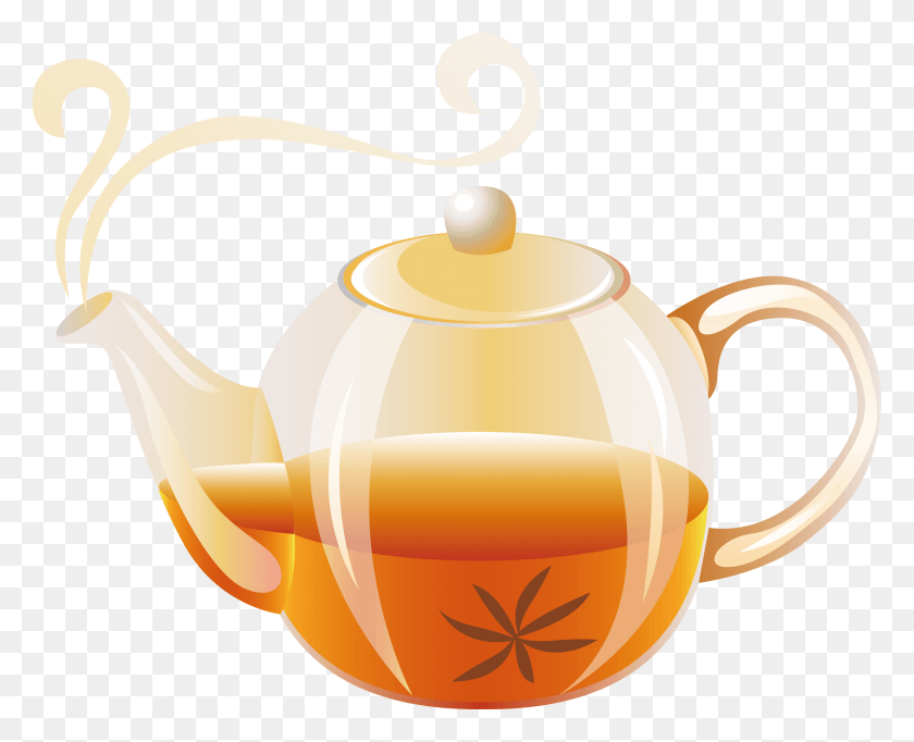 2929x2339 Teapot Vector 2 Kettle Cup Of Tea Vector, Pottery, Pot, Beverage HD PNG Download