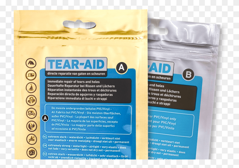 753x531 Tear Aid The Indispensable Repair Patch For Plastic, Food, First Aid, Flour HD PNG Download