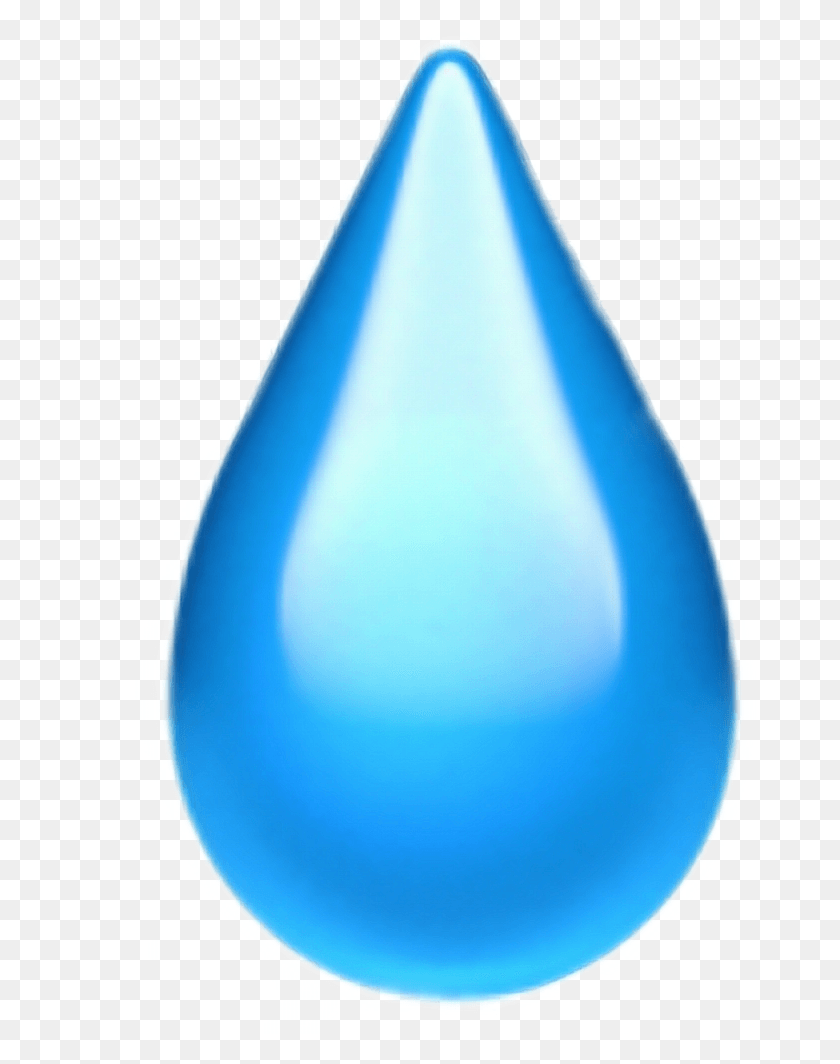 672x1004 Капля Слезы Emoji Iphone Water Blue Iphone Water Drop, Воздушный Шар, Мяч, Одежда Hd Png Скачать