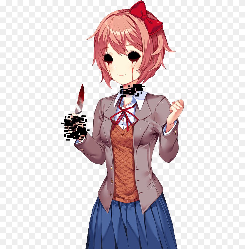 Teasercome Here Buddy Doki Doki Literature Club Oc Base, Book, Comics, Publication, Person Transparent PNG