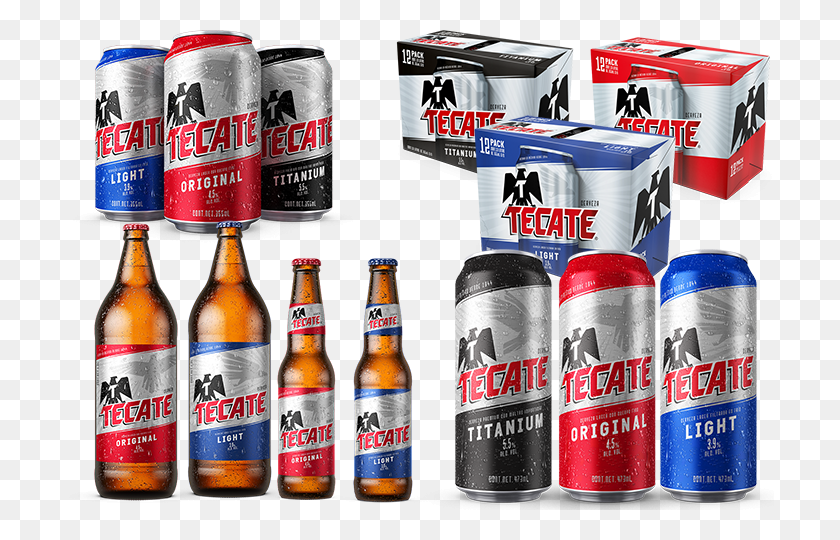709x480 Tecate 16oz Can Original Layers Copy Tecate 16 Oz Can, Beer, Alcohol, Beverage HD PNG Download