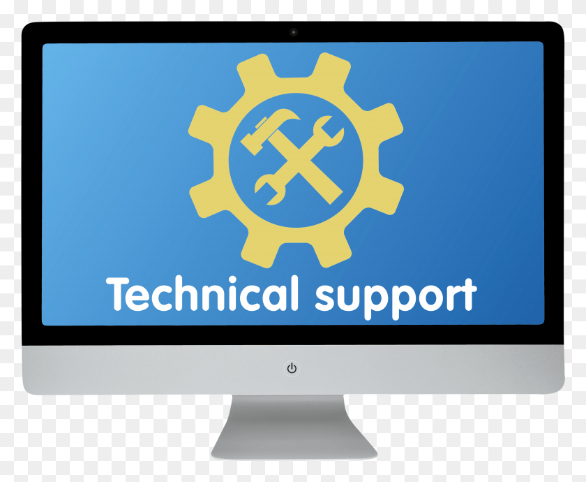 Tech Support Computer Tech Support Logo, Monitor, Screen, Electronics HD PNG Download
