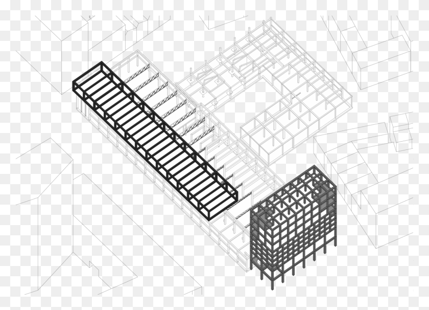 1371x961 Technical Drawing, Staircase, Architecture, Building HD PNG Download
