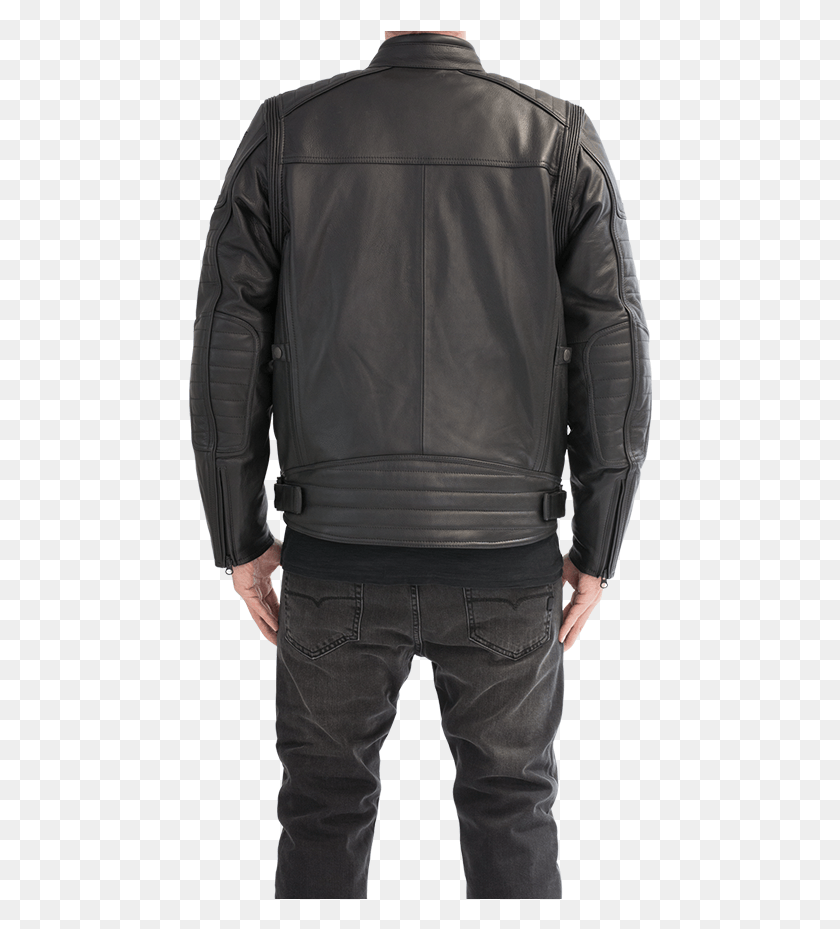 464x869 Technical Leather Jacket With Xtm Leather Jacket, Clothing, Apparel, Coat HD PNG Download