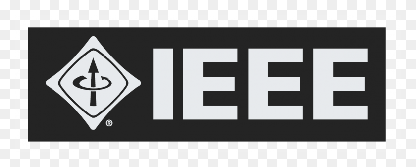 1200x427 Technically Sponsored By Ieee Logo White, Label, Text, Symbol HD PNG Download