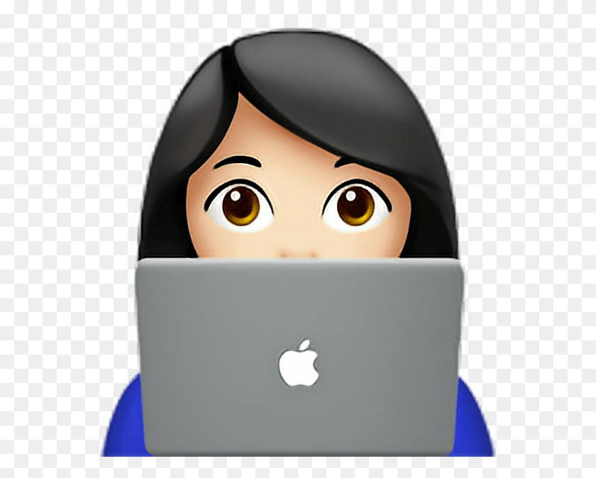 575x614 Technologist Sticker Woman Technologist Emoji, Pc, Computer, Electronics HD PNG Download