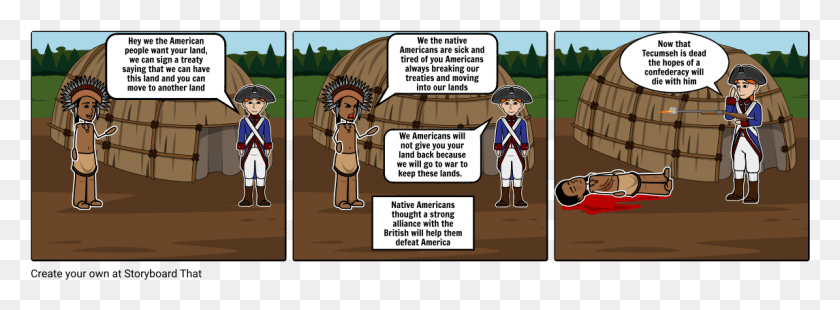 1145x368 Tecumseh Dead Cartoon, Comics, Book, Person HD PNG Download