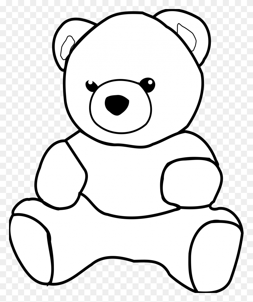 1986x2400 Teddy Bear Outline Picture Of Teddy Bear, Toy HD PNG Download