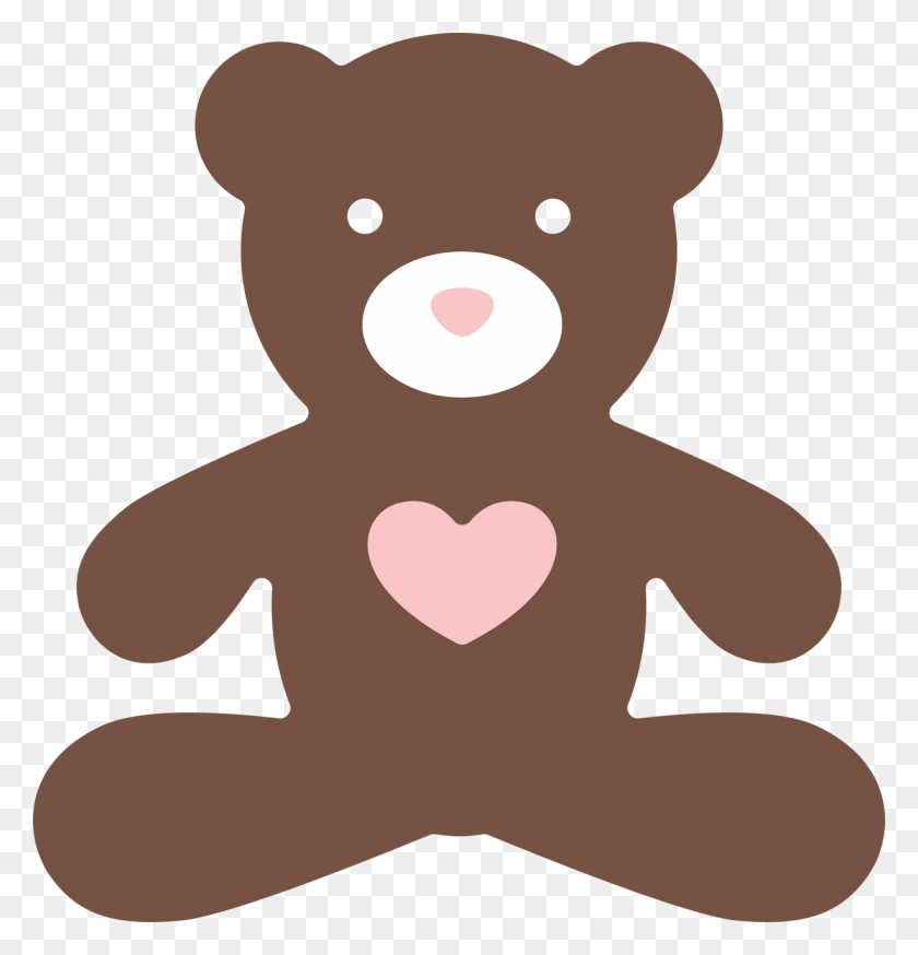 1226x1280 Teddy Bear Silhouette, Cookie, Food, Biscuit HD PNG Download