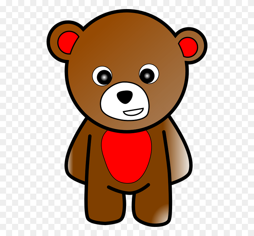532x720 Teddy Bear Teddy Bear Cute Toy Brown Animal Cartoon Bears Standing Up, Plush, Mascot, Brown Bear HD PNG Download
