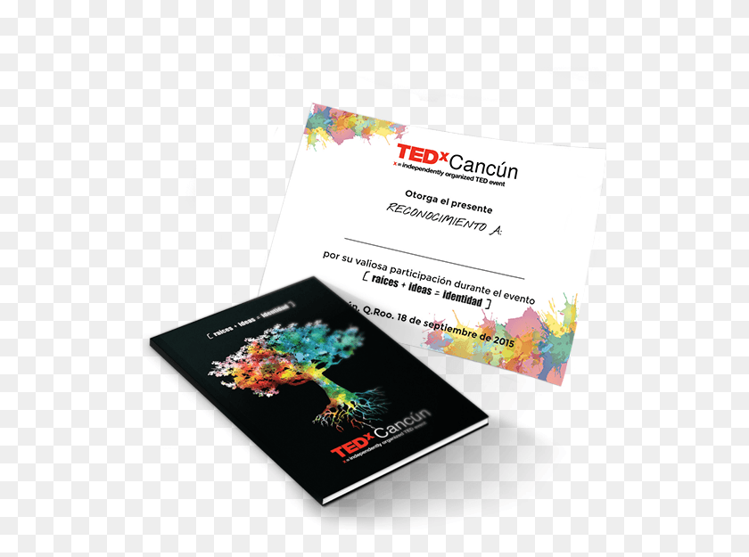 530x565 Descargar Png / Tedx Libreta Diploma Ted, Texto, Papel, Publicidad Hd Png
