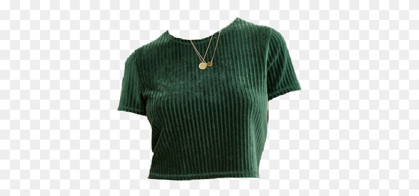 369x333 Descargar Png Tee Shirt Urbanoutfitters Verde Nichememeacount Blusa, Ropa, Manga Hd Png