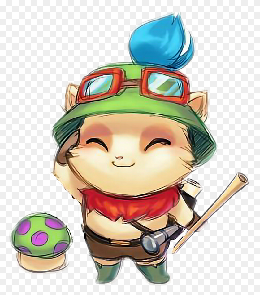 1024x1170 Teemo Sticker Teemo Lol, Person, Human, Soccer Ball HD PNG Download