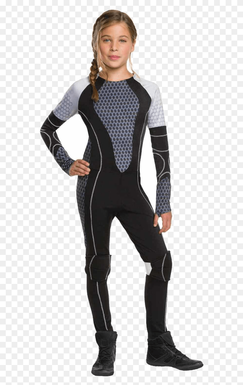 568x1269 Teen Hunger Games Katniss Costume World Book Day Costumes For Girls, Clothing, Apparel, Sleeve HD PNG Download