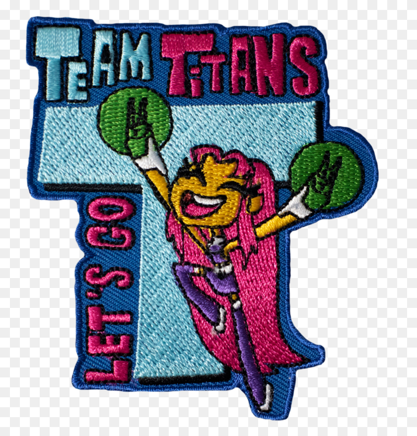 740x818 Teen Titan Inspired Scout Movie Patch Let39s Go Team Cartoon, Logo, Symbol, Trademark HD PNG Download