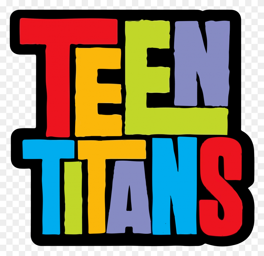 1739x1686 Teen Titans Nintendo Game Boy Advance Teen Titans Logo, Text, Word, Alphabet HD PNG Download
