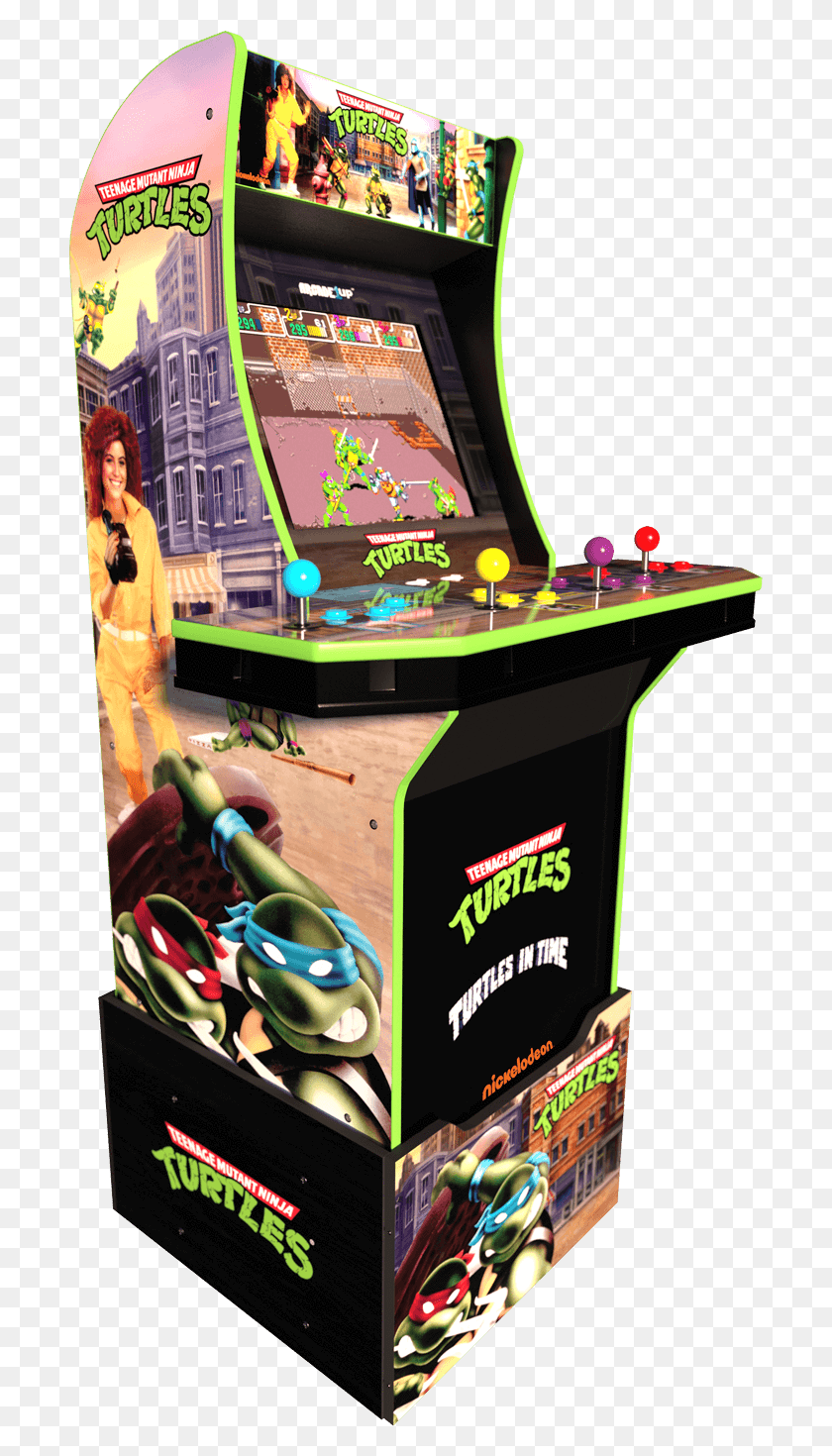 701x1410 Teenage Mutant Ninja Turtles Arcade CabinetClass Ninja Turtles Arcade, Arcade Game Machine, Person, Human HD PNG Download